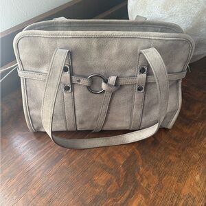 Chic Gray HOBO Shoulder Bag